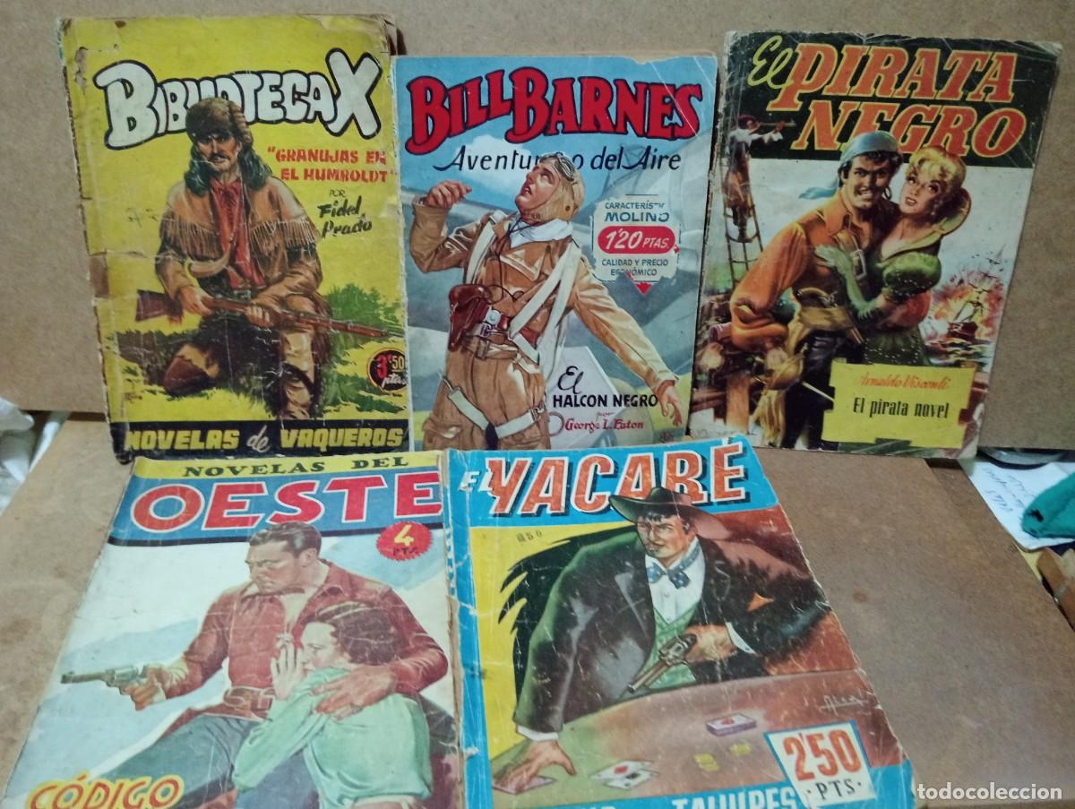 Libros de segunda mano: Cinco novelas antiguas con ilustraciones ( ver fotos )
