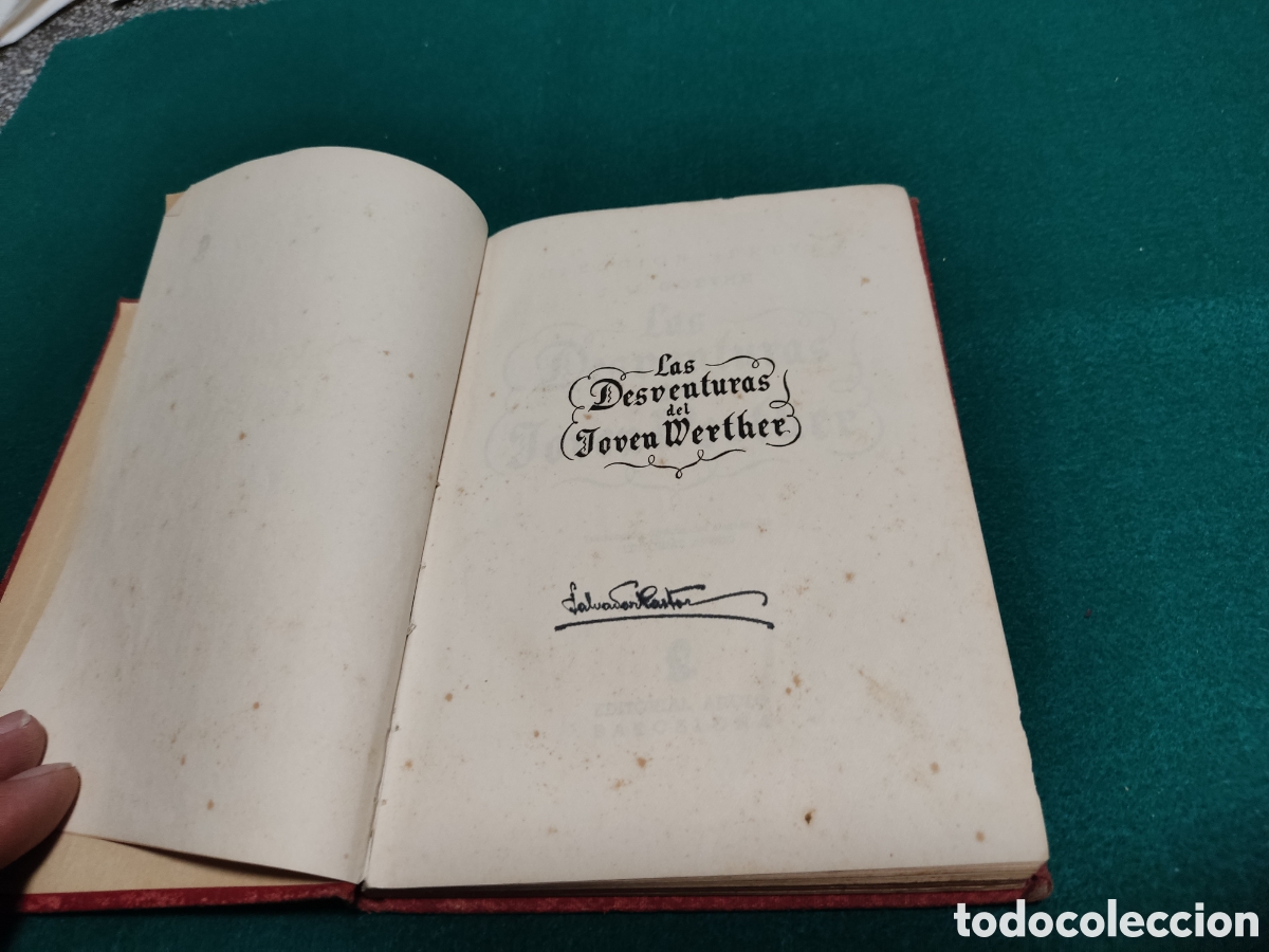 Libros de segunda mano: Libro Las desventuras del joven werther - Foto 3