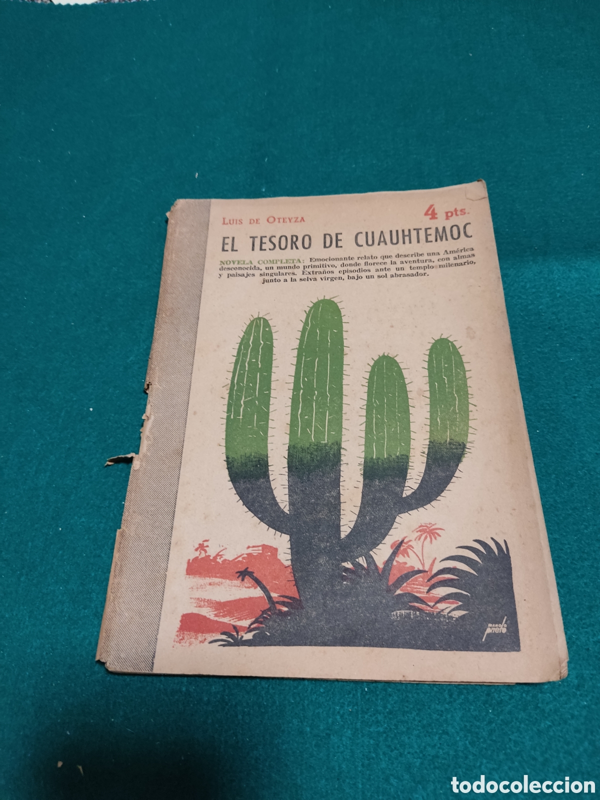 Libri di seconda mano: Libro novela el tesoro de Cuauht&eacute;moc de Luis de Oteyza