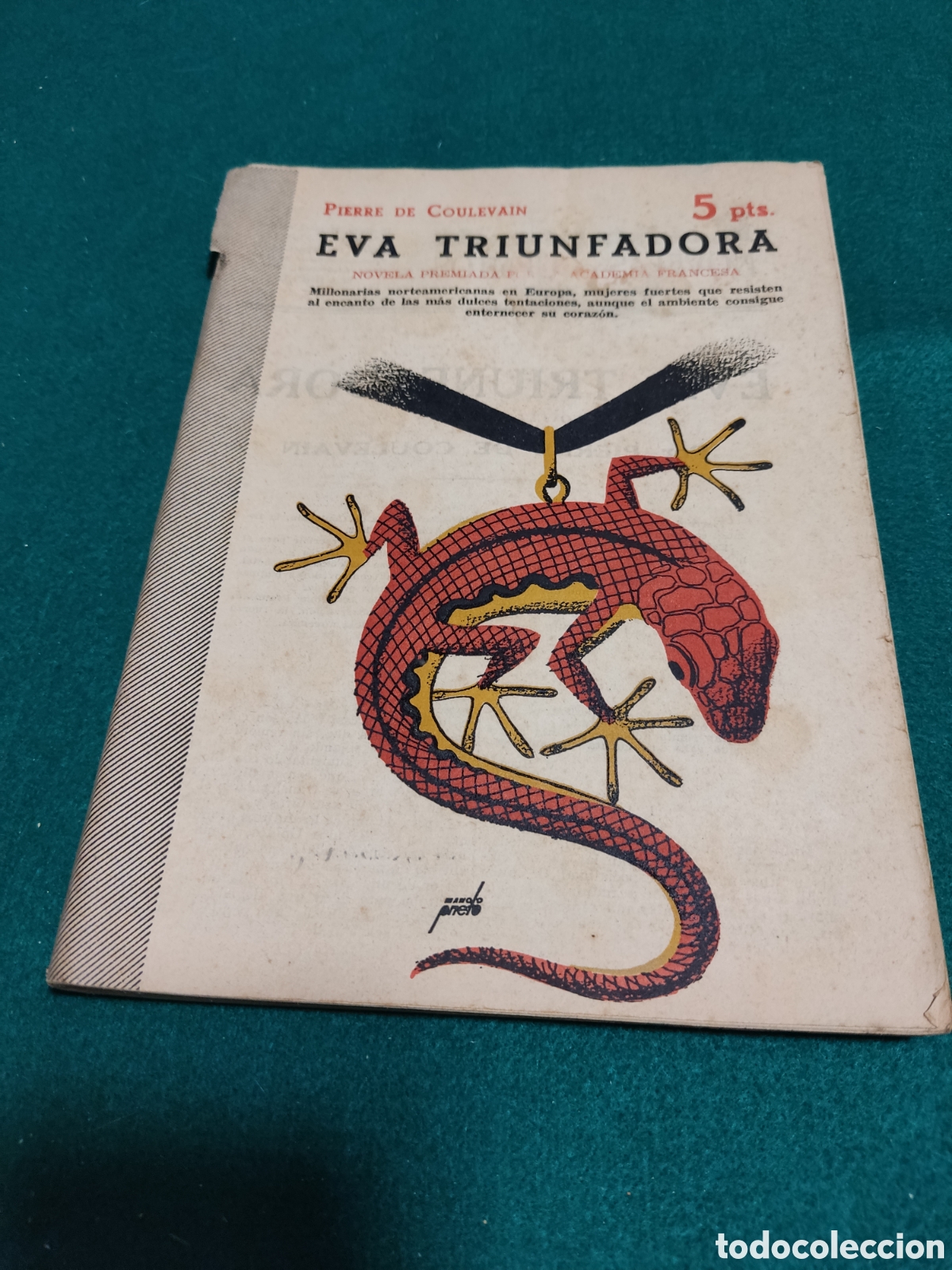 Libri di seconda mano: Libro novela Eva Triunfadora de Pierre de Coulevain
