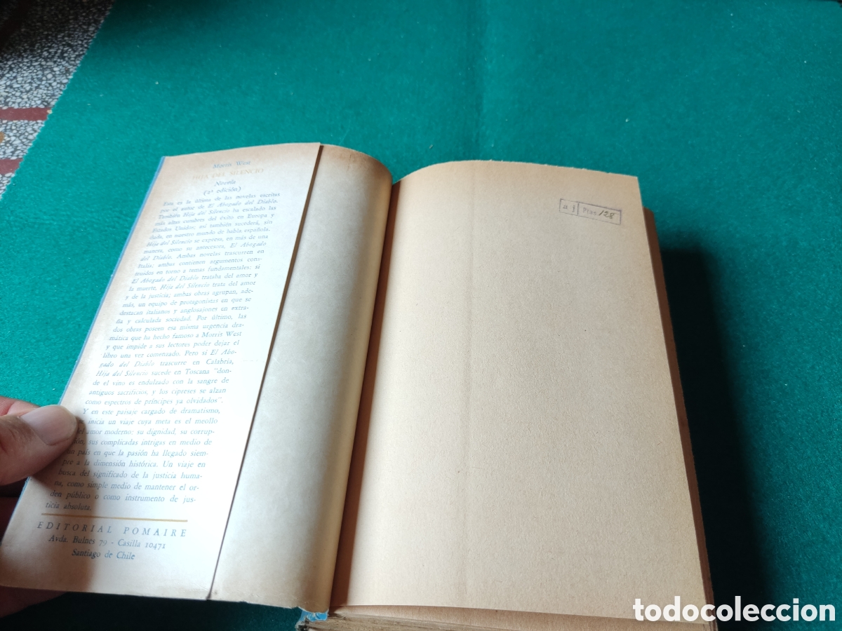 Libros de segunda mano: Libro hija del silencio de Morris West - Foto 2