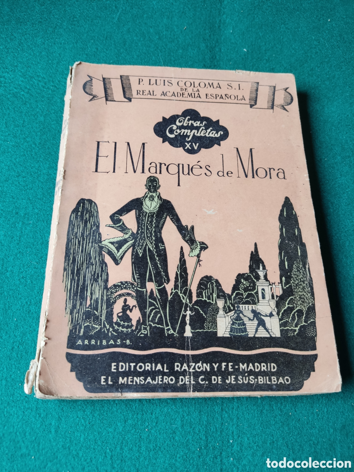 Libros de segunda mano: Libro El marqu&eacute;s de mora de Luis Coloma 1941 - Foto 1