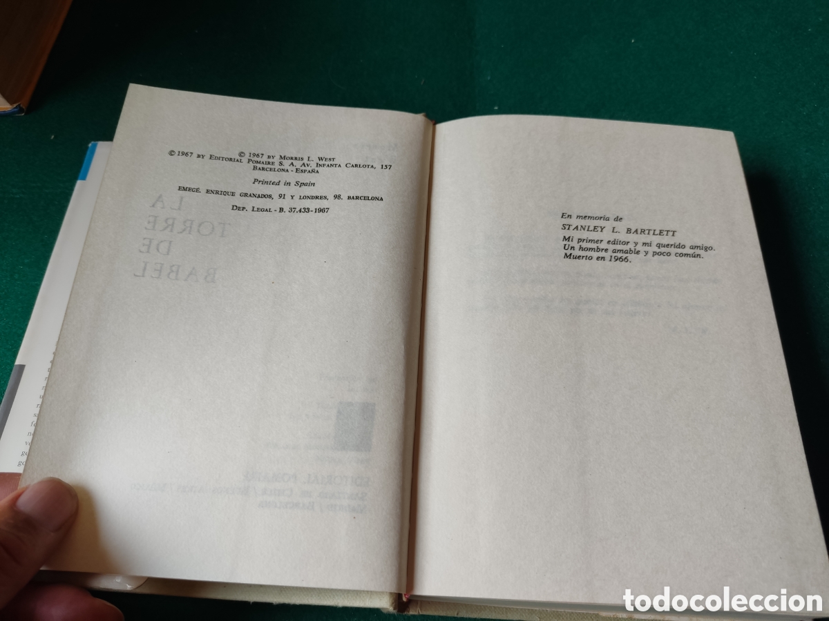Libros de segunda mano: Libro La Torre de Babel de Morris West 1967 - Foto 3