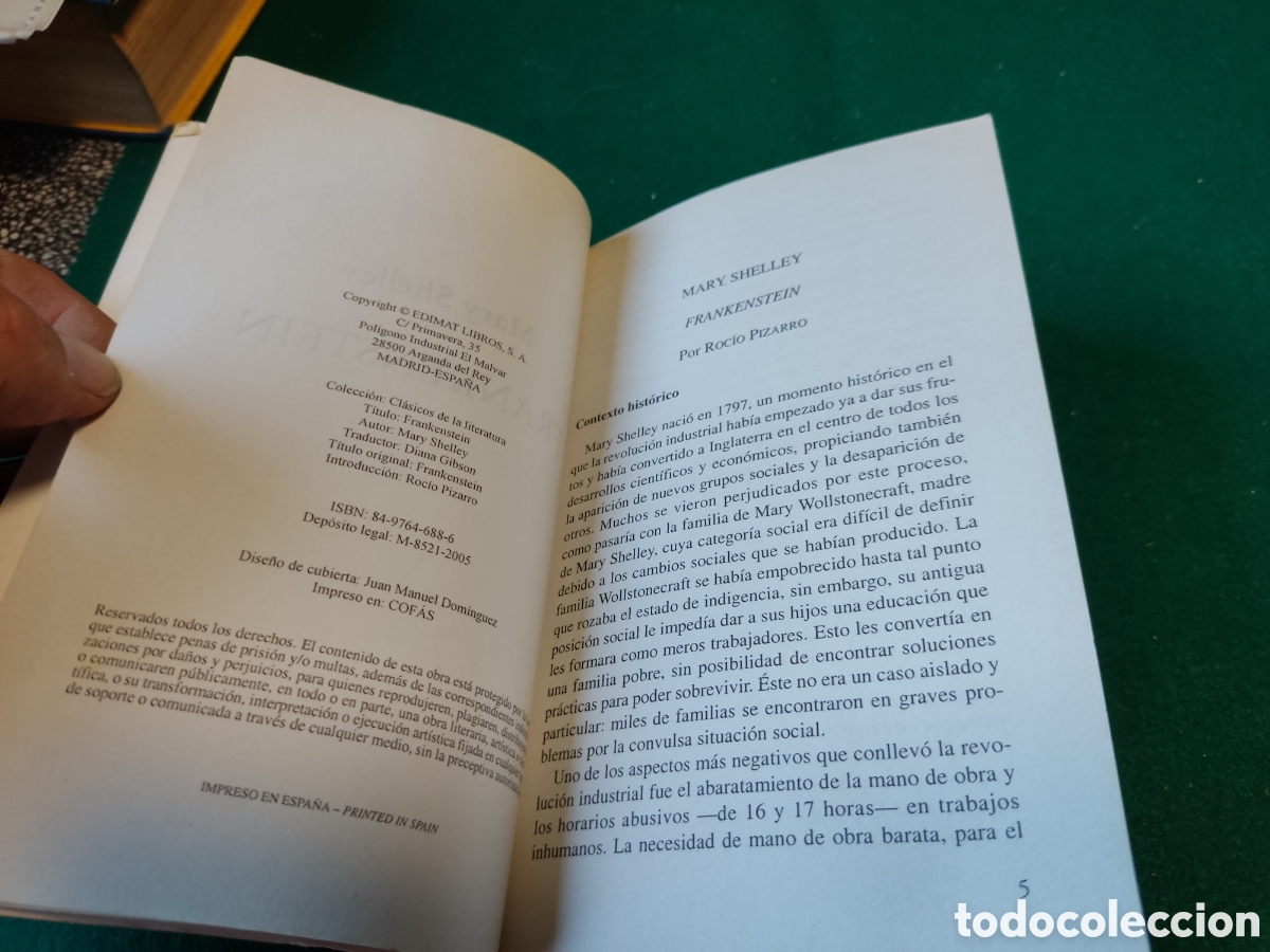 Libros de segunda mano: Libro Frankenstein de Mary Shelley - Foto 2