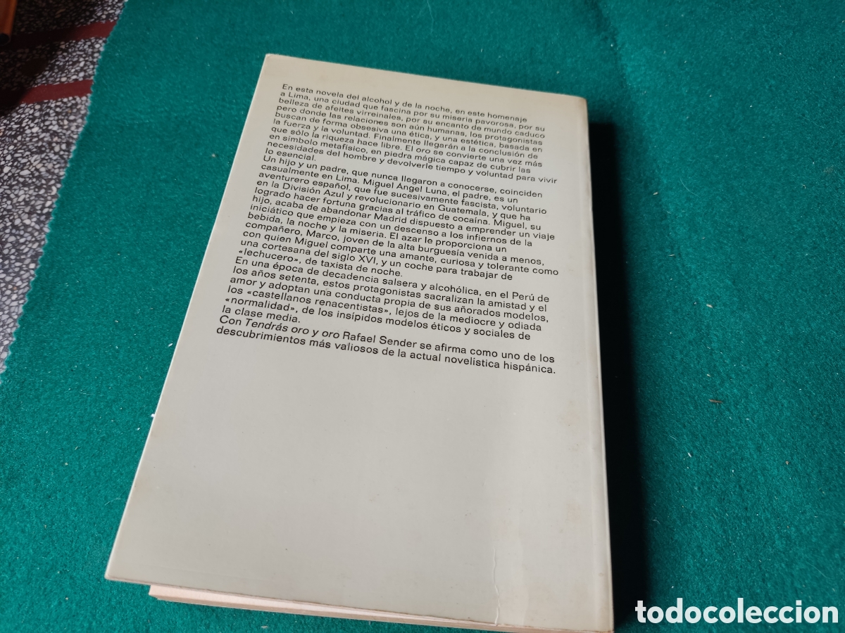 Libros de segunda mano: Libro tendr&aacute;s oro y oro de Rafael Sender 1985 - Foto 5