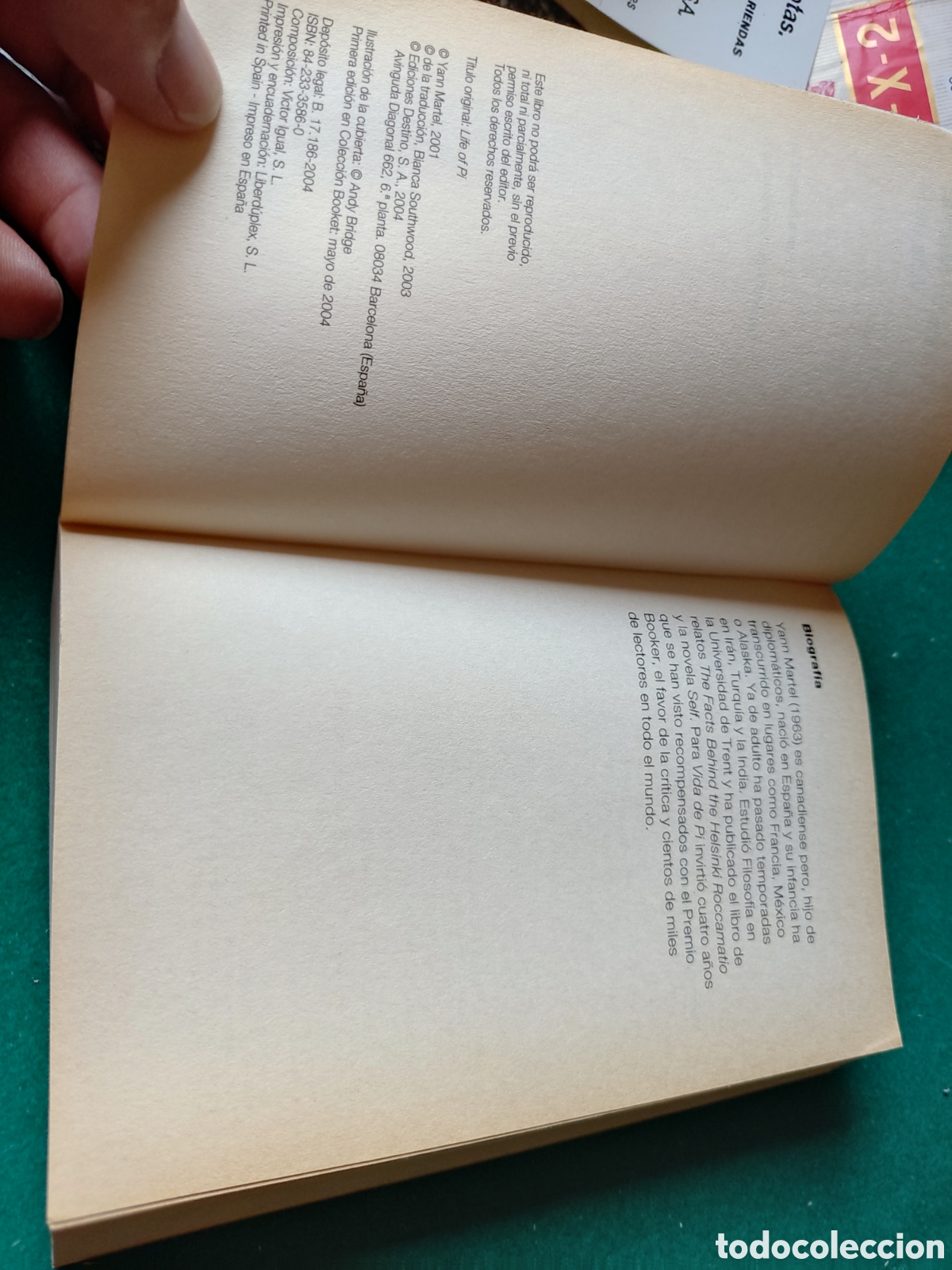 Libros de segunda mano: Libro vida de pi de Yann Martel - Foto 3