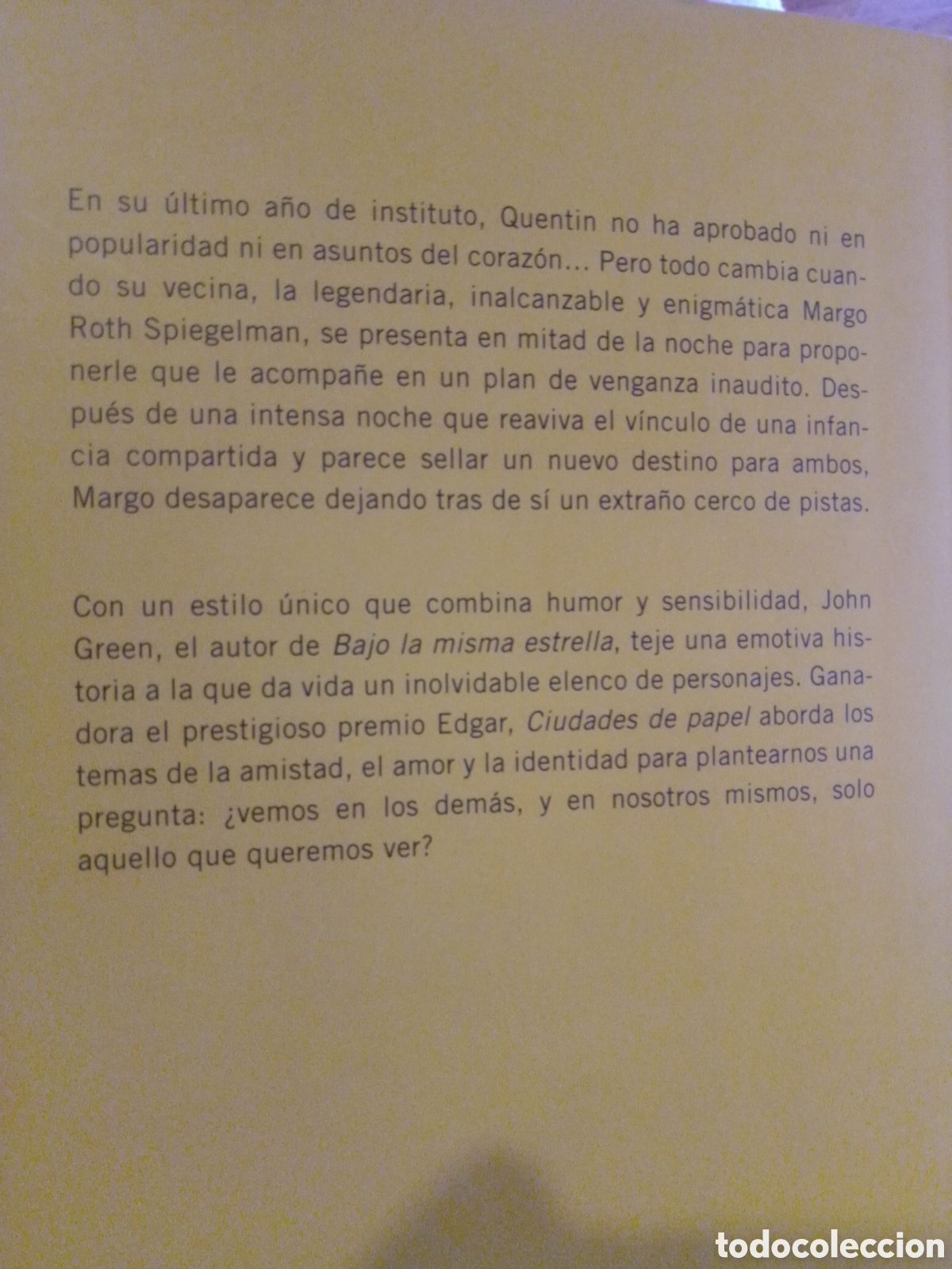 Libros de segunda mano: CIUDADES DE PAPEL JOHN GREEN - Foto 2