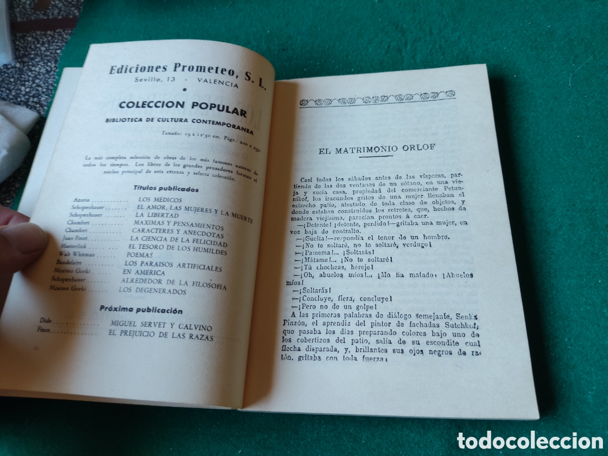 Libros de segunda mano: Libro Los degenerados de M&aacute;ximo Gorki - Foto 3