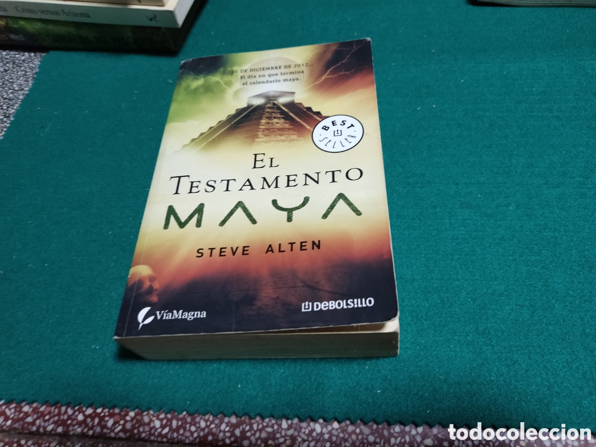 Libros de segunda mano: Libro El testamento Maya de steve alten - Foto 1