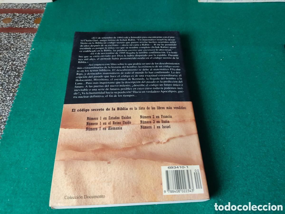 Libros de segunda mano: Libro El c&oacute;digo secreto de la Biblia de Michael Drosnin - Foto 5