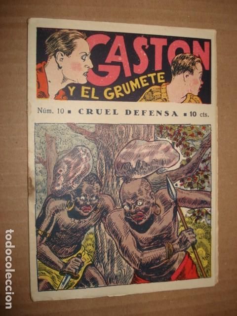 Second hand books: Gaston y el grumete 10: cruel defensa, buen estado. Colecci&oacute;n A.T.