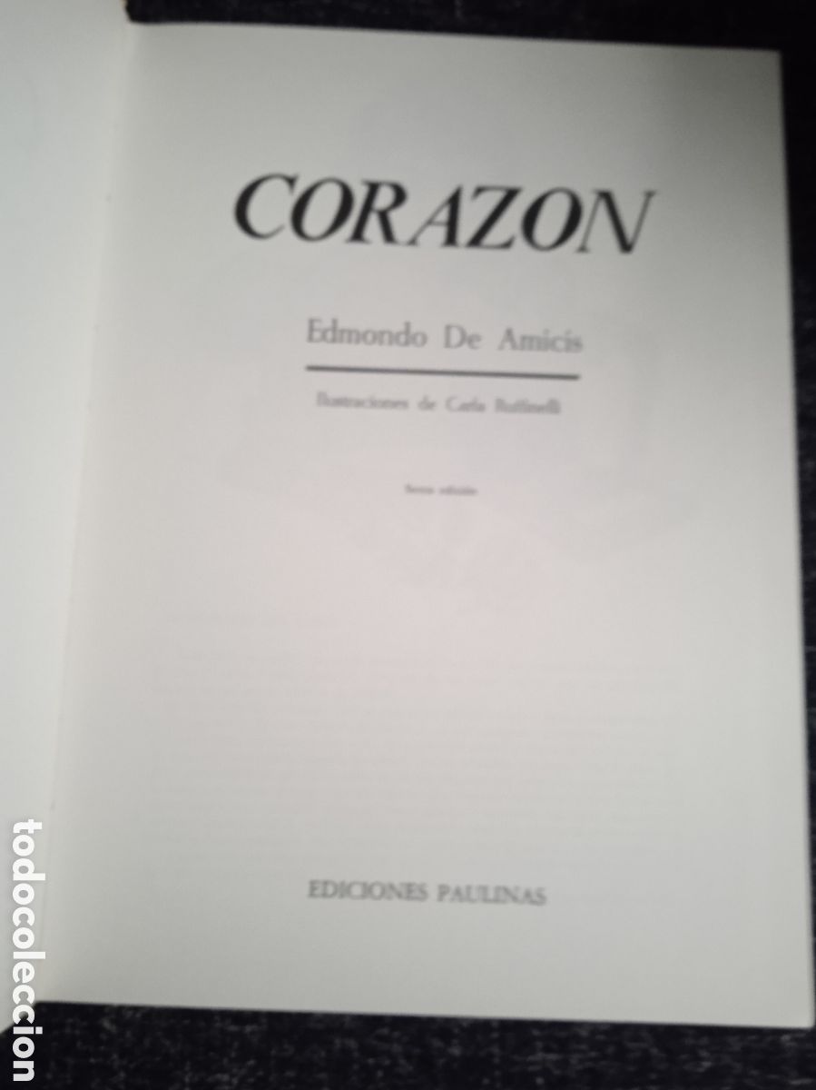 Libros de segunda mano: CORAZ&Oacute;N. / EDMONDO DE AMICIS. -ED. EDICIONES PAULINAS 1973 - Foto 2