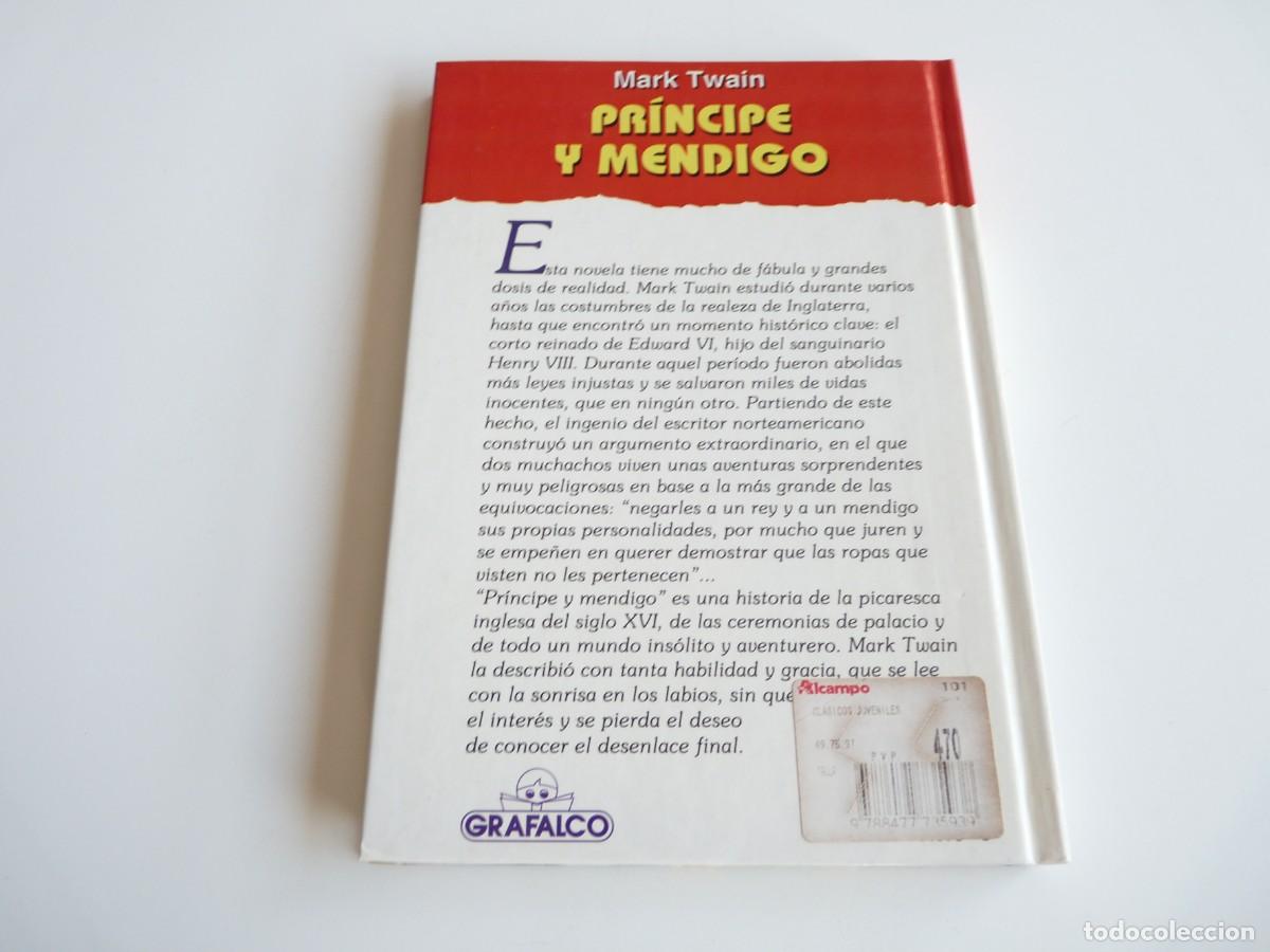 Libros de segunda mano: Pr&iacute;ncipe y mendigo Mark Twain Ref: 3-481 - Foto 3