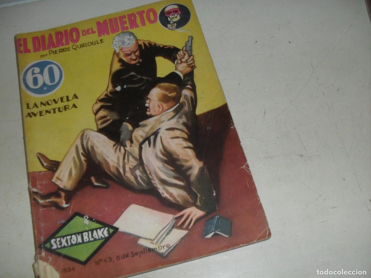 Gebrauchte B&uuml;cher: LA NOVELA AVENTURERA,N&ordm; 43 EL DIARIO DEL MUERTO,DE PIERRE QUIROULE,MOLINO,A&Ntilde;O 1935