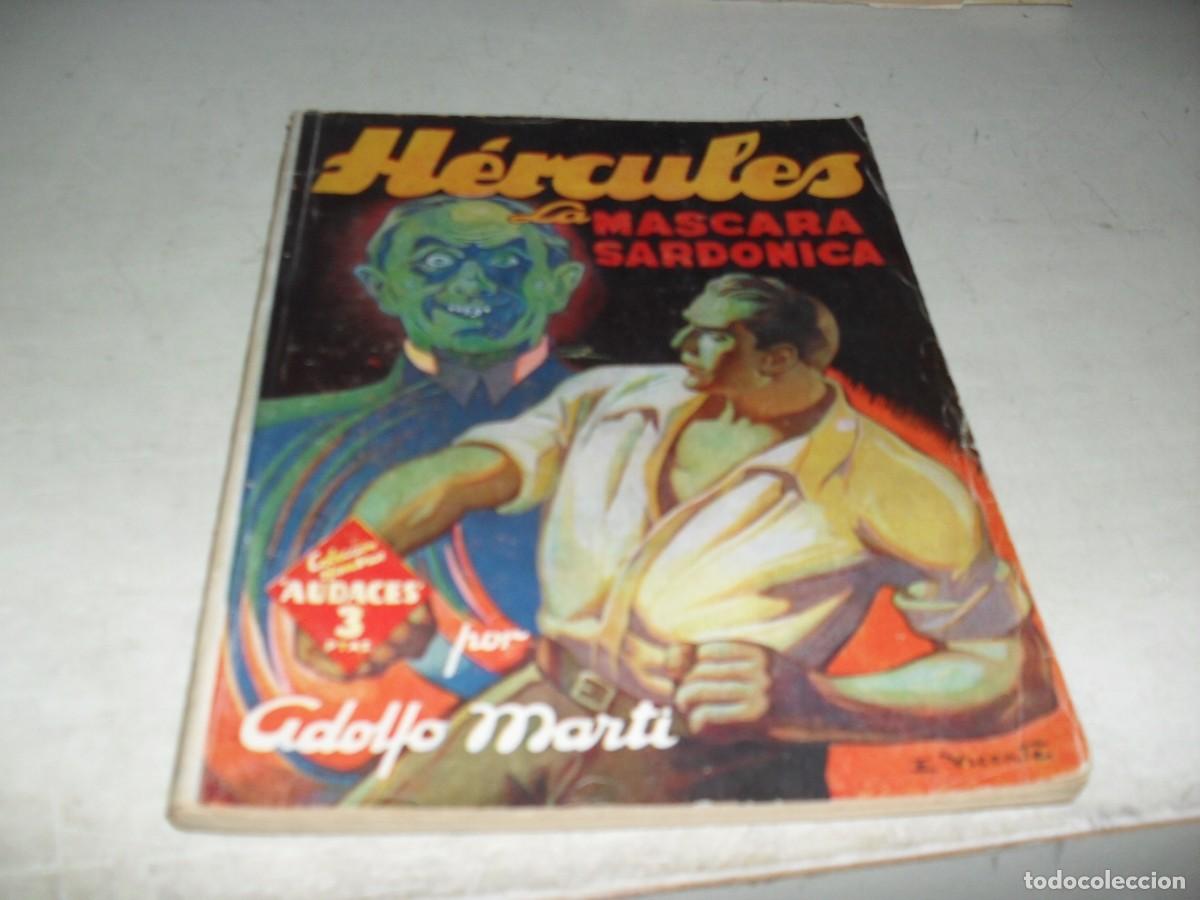 Gebrauchte B&uuml;cher: HOMBRES AUDACES N&ordm; ?? HERCULES:LA MASCARA SARDONICA,DE ADOLFO MARTI,(DE 373).MOLINO,1941