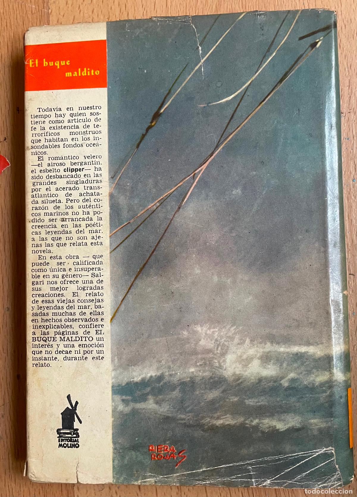 Libros de segunda mano: SALGARI, EL BUQUE MALDITO - Foto 2