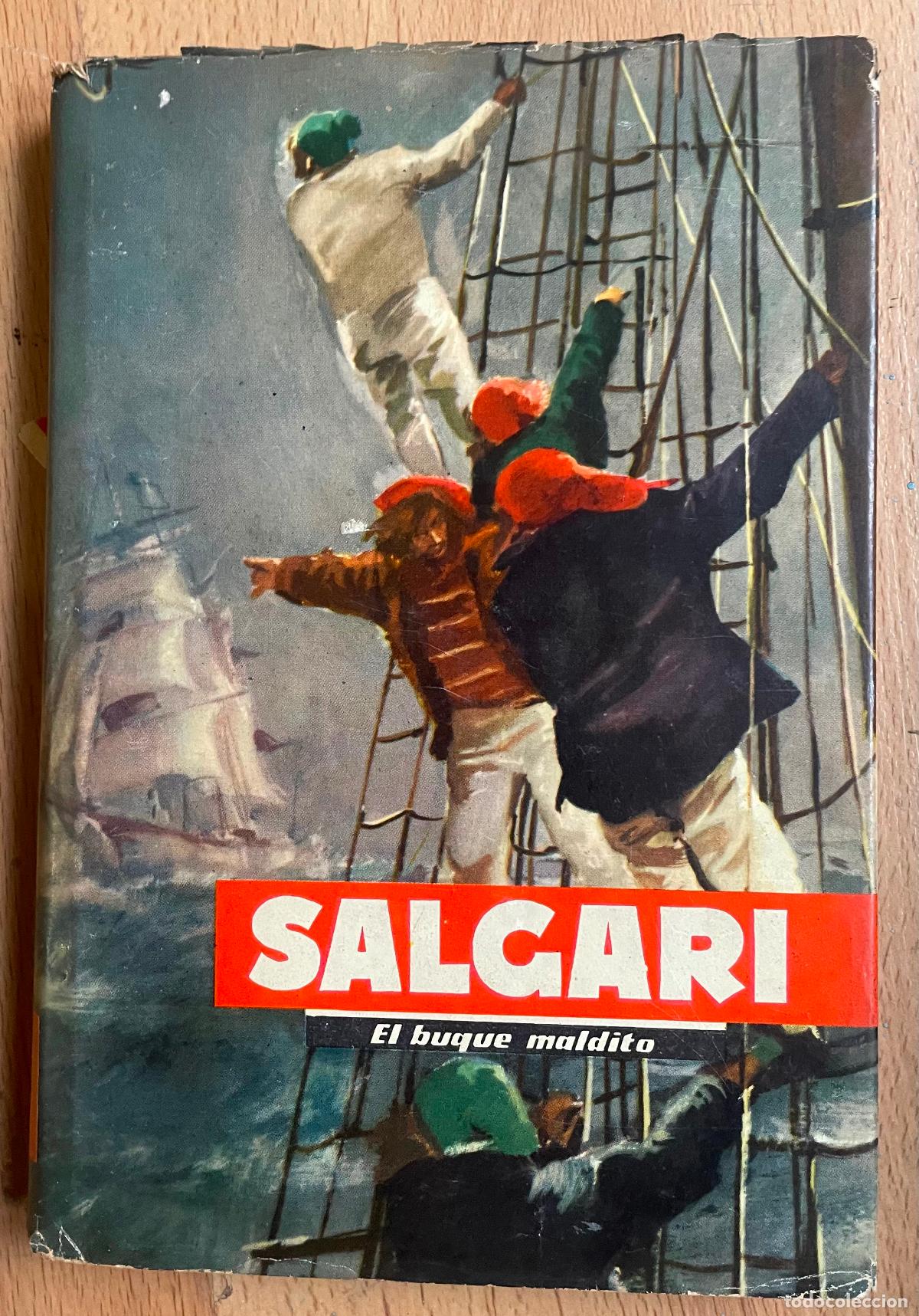 Libros de segunda mano: SALGARI, EL BUQUE MALDITO - Foto 1
