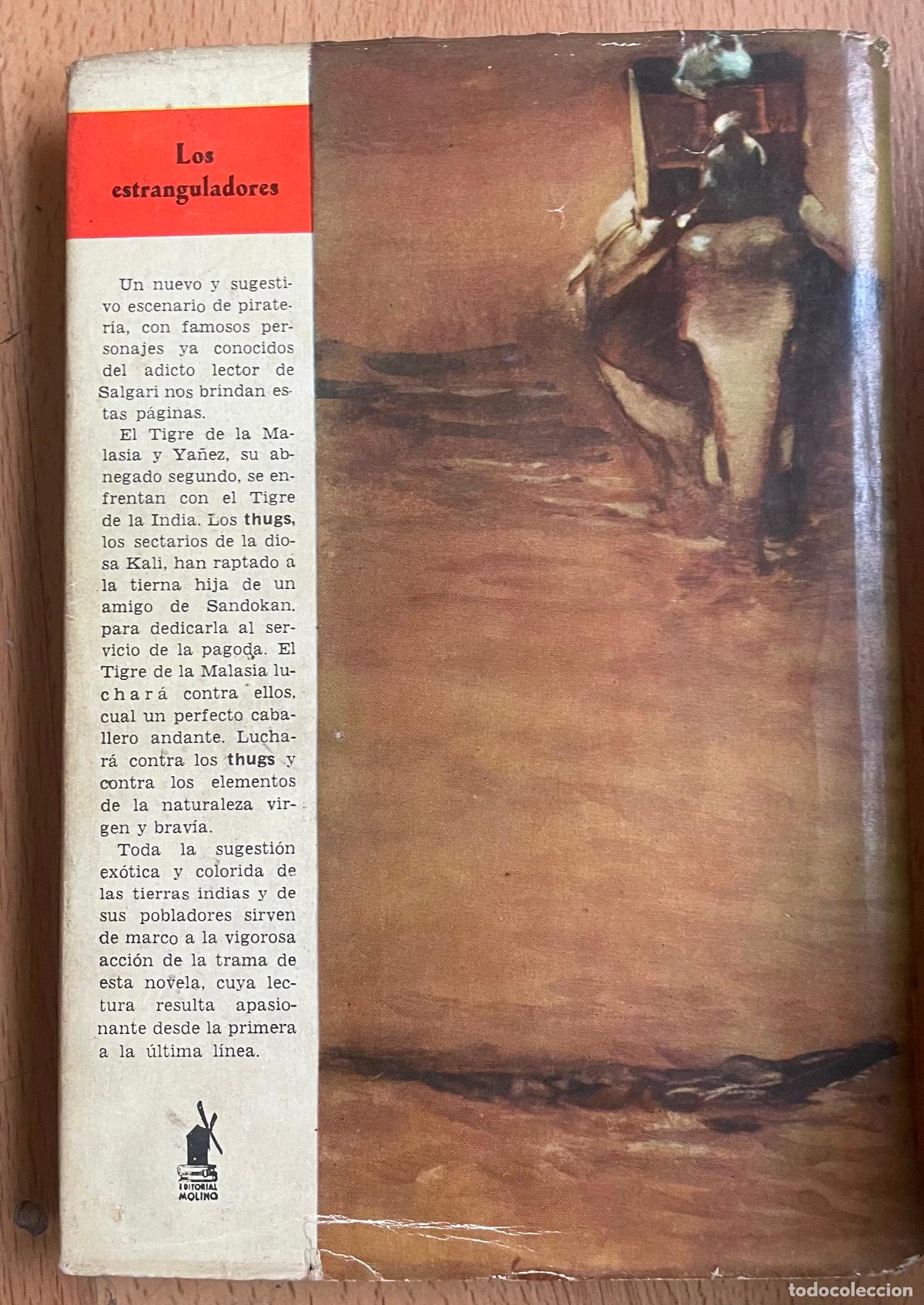 Libros de segunda mano: SALGARI LOS ESTRANGULADORES - Foto 3