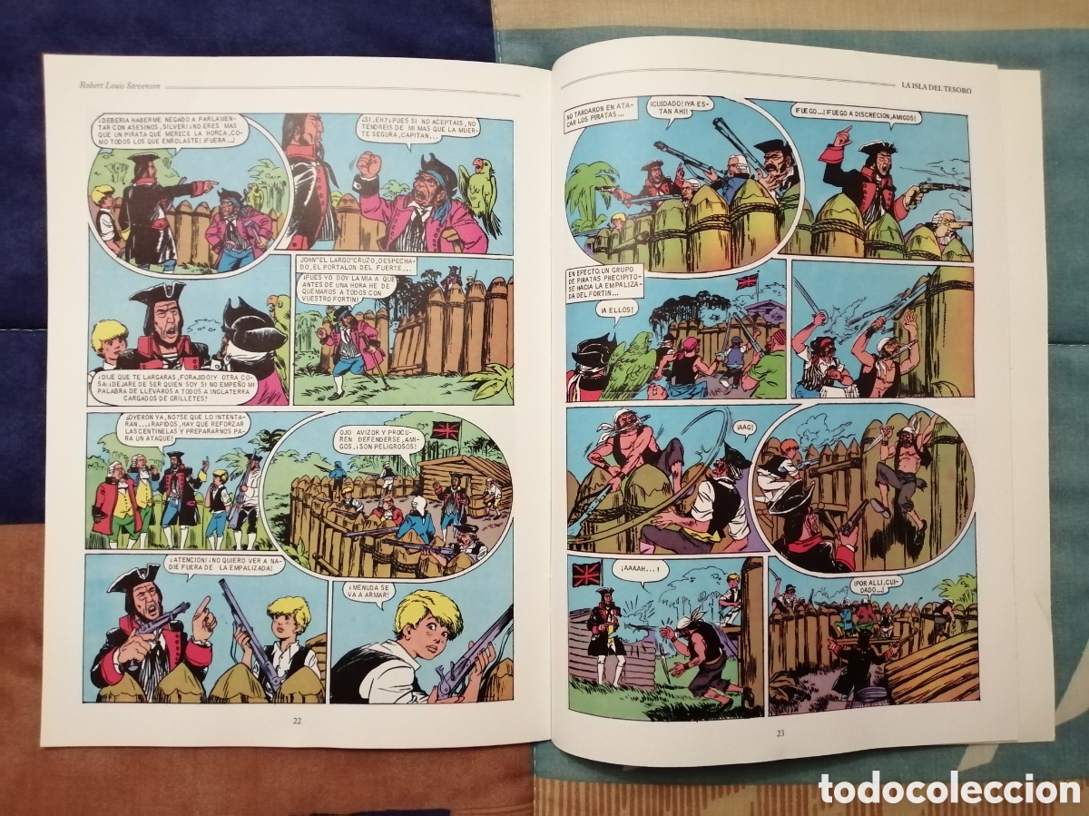 Libros de segunda mano: Bd. La Isla del Tesoro (Robert Louis Stevenson) - C&oacute;mic - Foto 3
