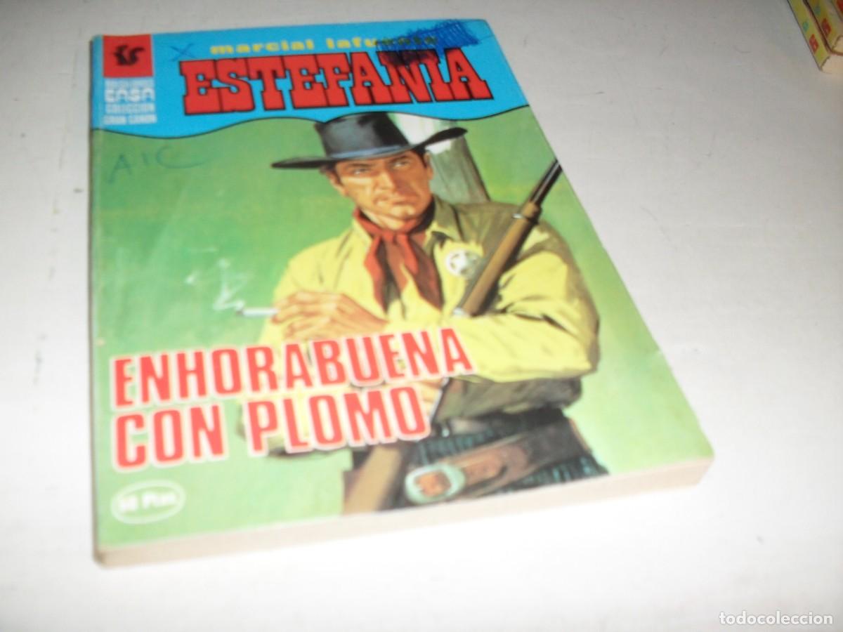 Libros de segunda mano: BOLSILIBRO GRAN CA&Ntilde;ON N&ordm; 294 ENHORABUENA CON PLOMO,DE ESTEFANIA.ANDINA,A&Ntilde;OS 70