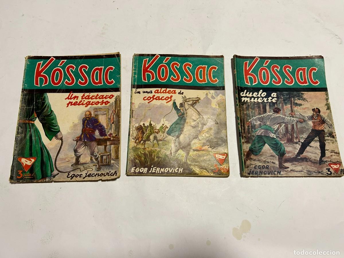 Libri di seconda mano: coleccion KOSSAC novela el latigo de la estepa N&ordm; 2 - 4 - 6 - de Bumerang
