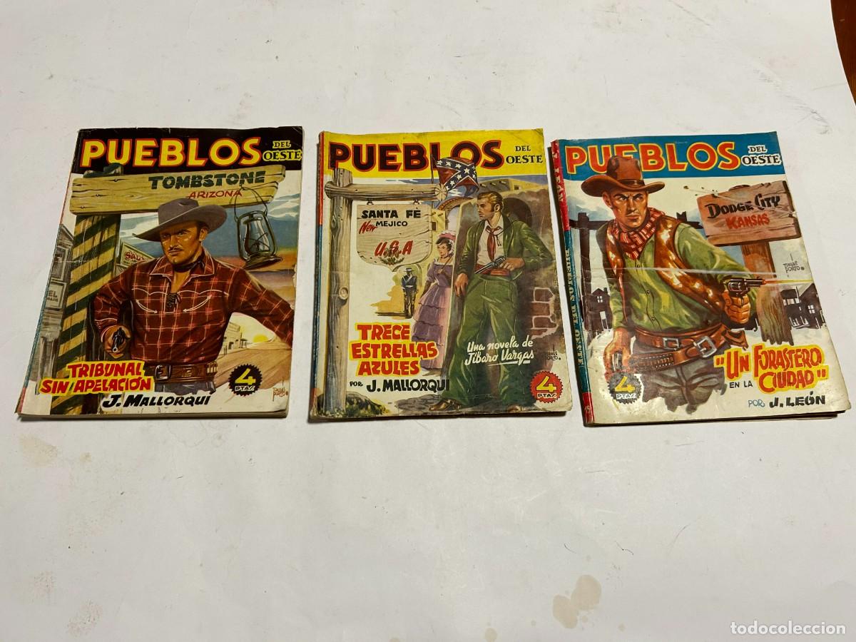 Libri di seconda mano: Pueblos del oeste novela N&ordm; 1 - 2 - 15 - Ediciones Cliper 1&ordf; Edicion 1949