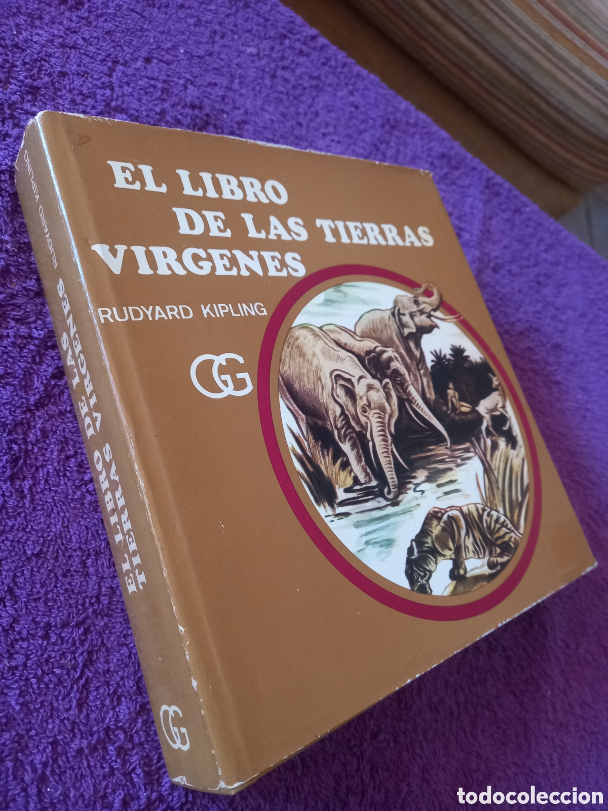 Libros de segunda mano: El libro de las tierras v&iacute;rgenes. Rudyard Kipling. - Foto 2