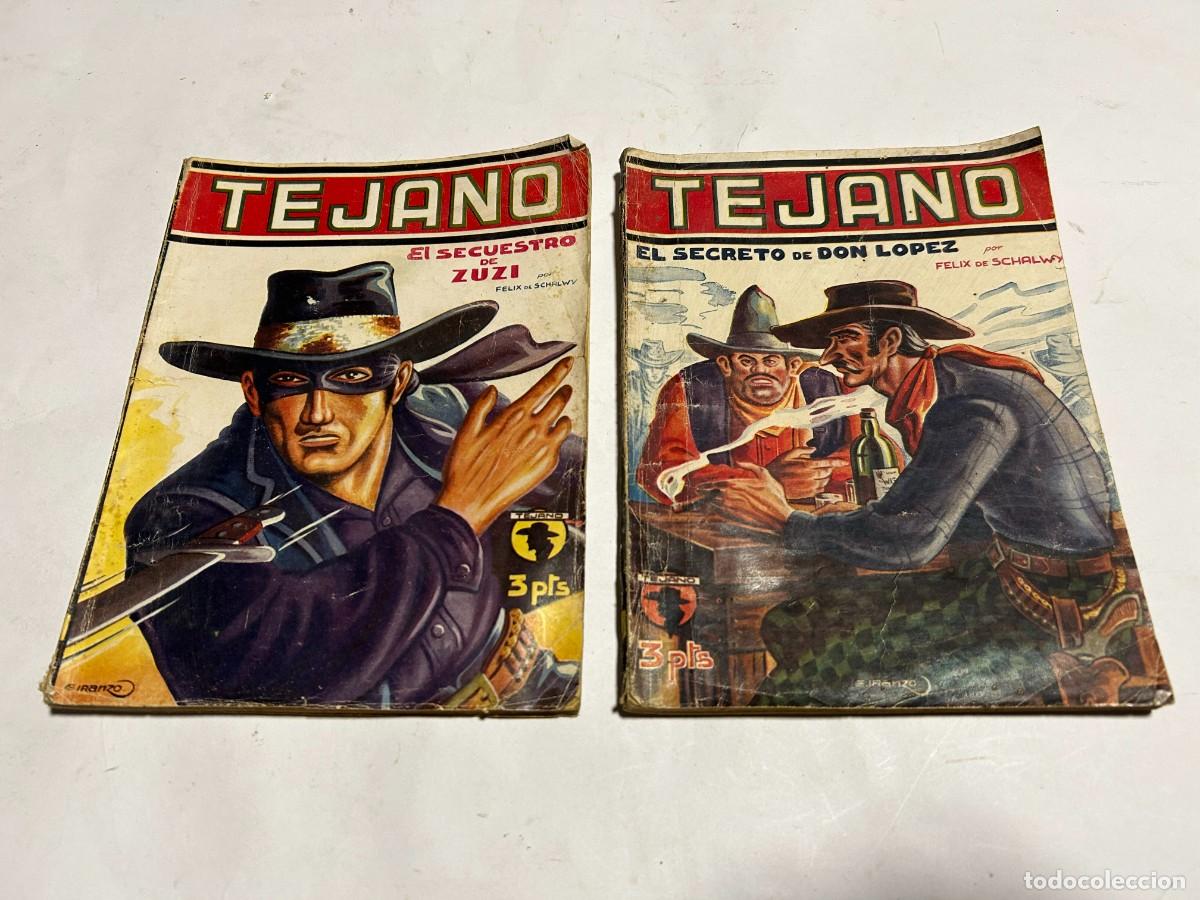 Libri di seconda mano: TEJANO novela del oeste N&ordm; 5 - 6 - editorial Bumerang 1&ordf; edicion 1947