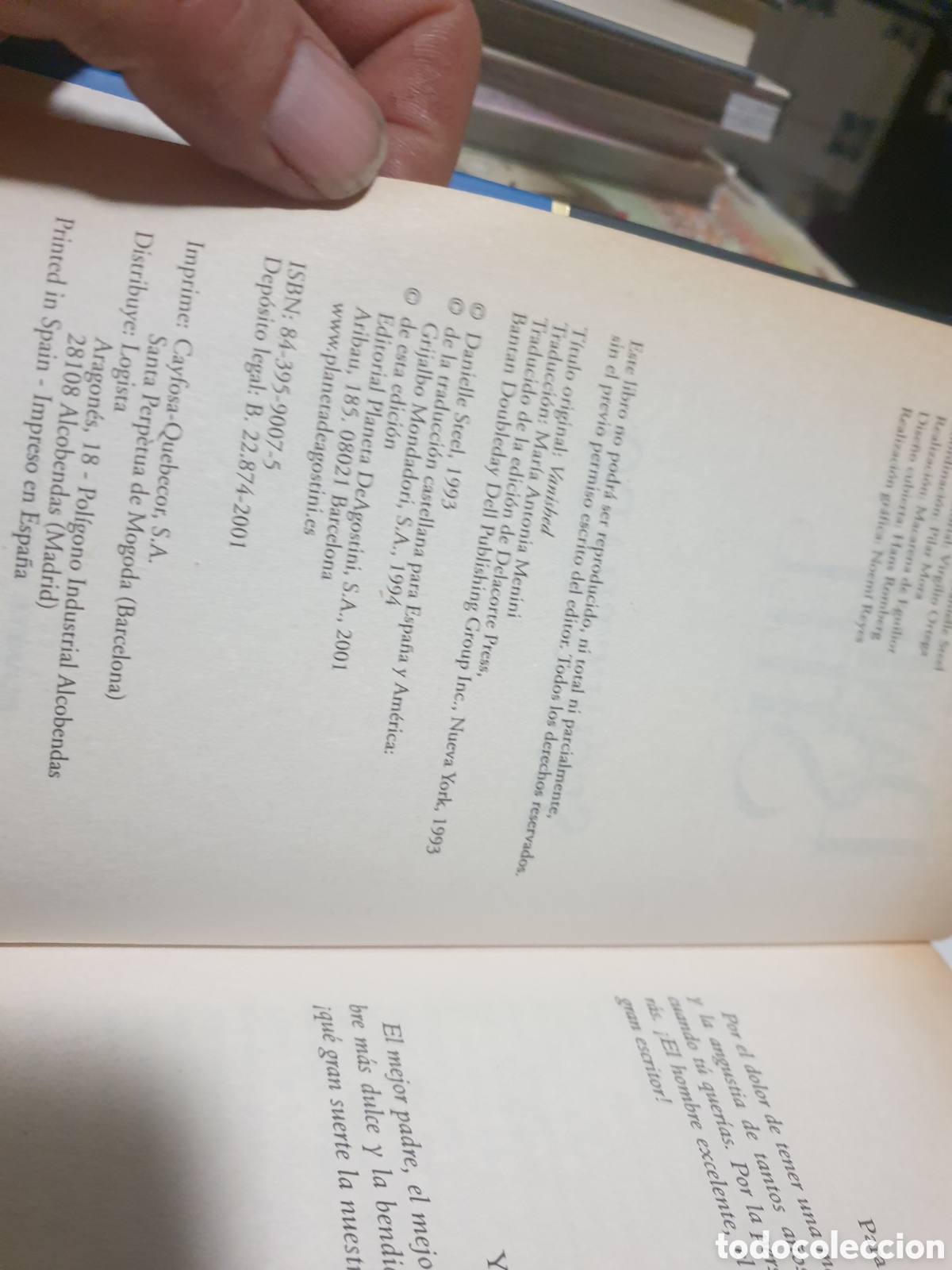Libros de segunda mano: Libro secuestrado de Danielle Steel - Foto 2