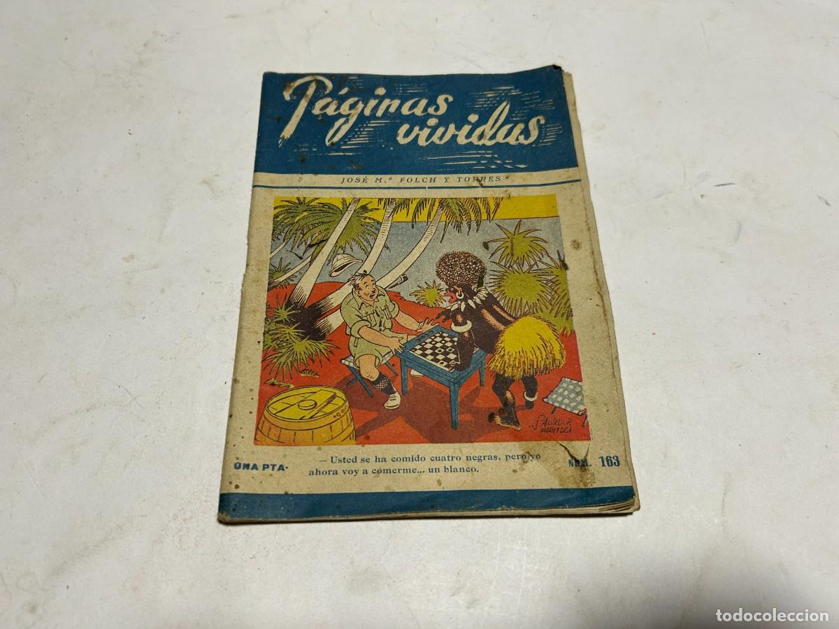 Libri di seconda mano: Paginas vividas novela aventuras y chistes N&ordm; 163 - editorial MIVA
