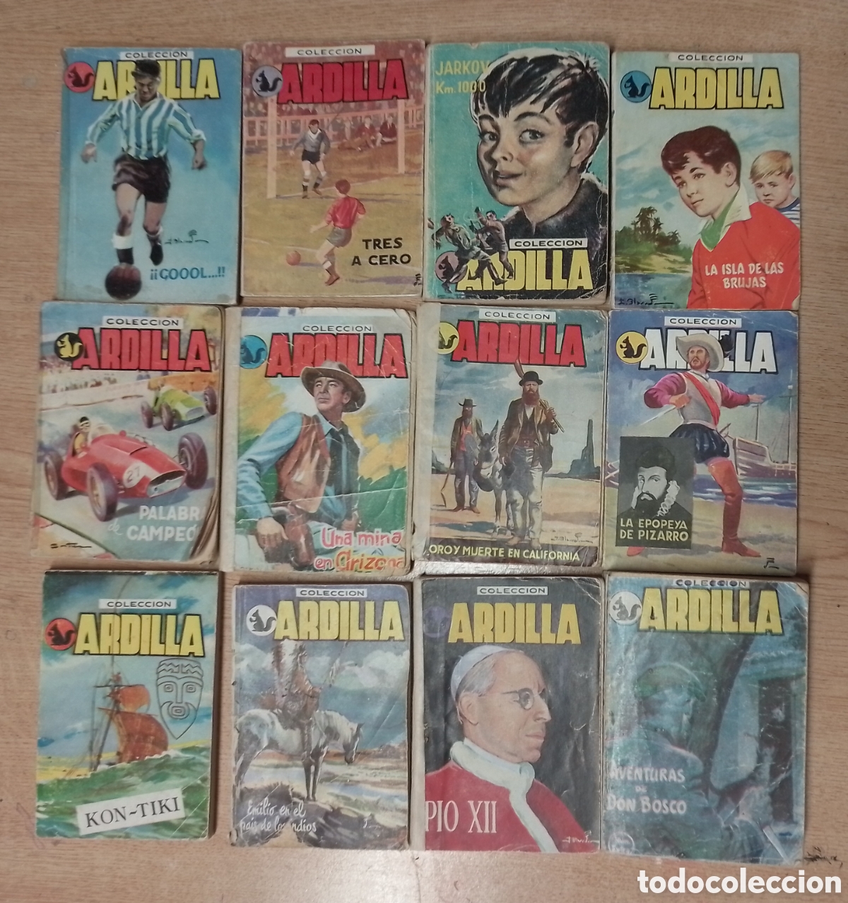 Gebrauchte B&uuml;cher: Lote de 12 T&iacute;tulos. Libritos colecci&oacute;n Ardilla.
