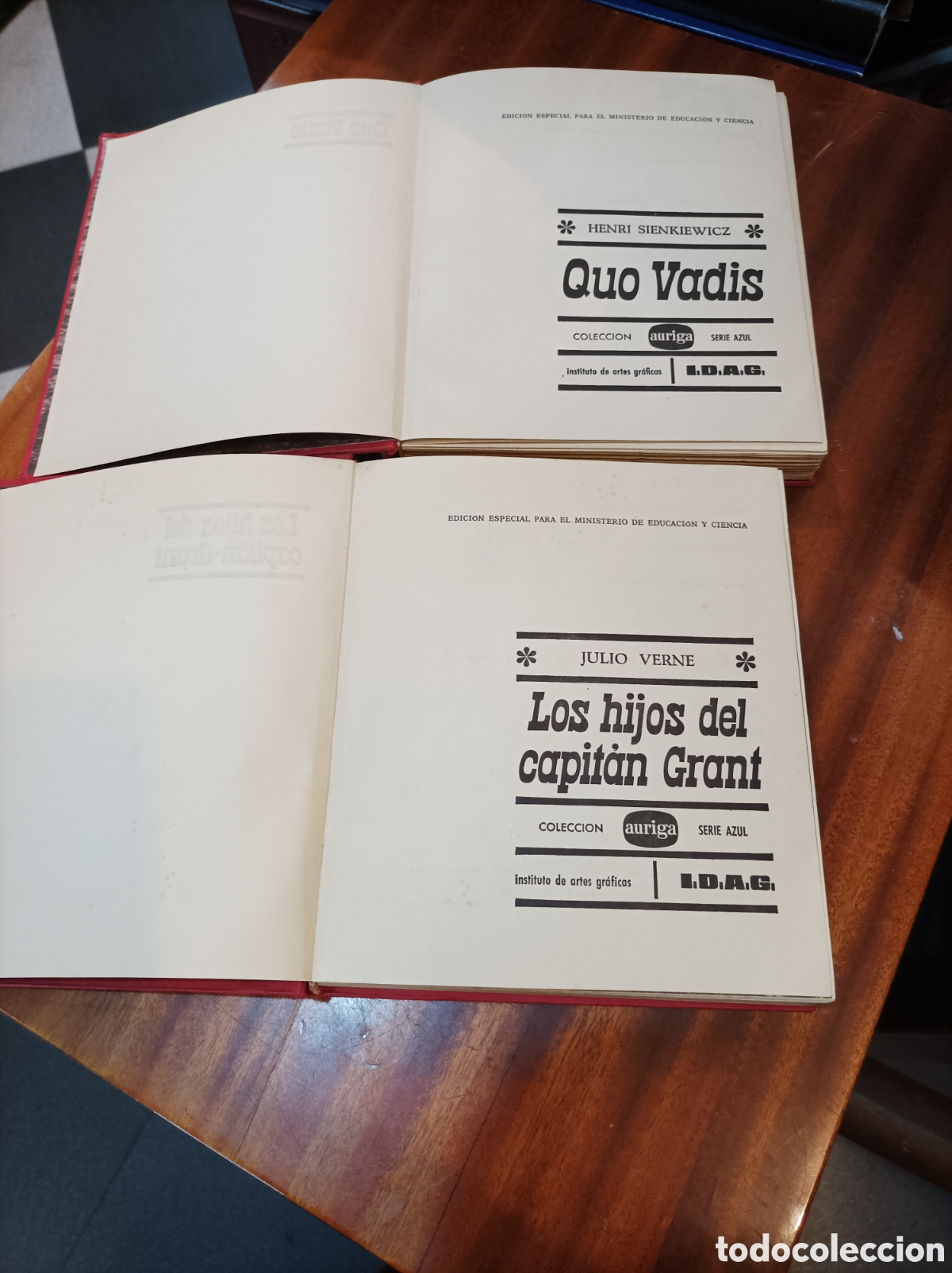 Gebrauchte B&uuml;cher: LOS HIJOS DEL CAPITAN GRANT Y QUO VADIS 2 EDICI&Oacute;N 1967 COLECCI&Oacute;N AURIGA