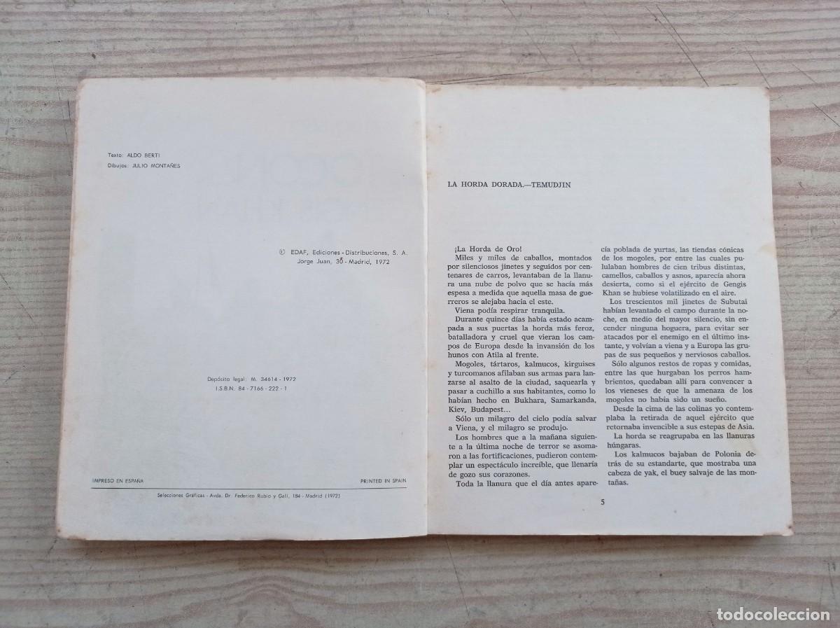 Libros de segunda mano: Tocon Con Gengis Khan - 1972 - EDAF - Foto 3