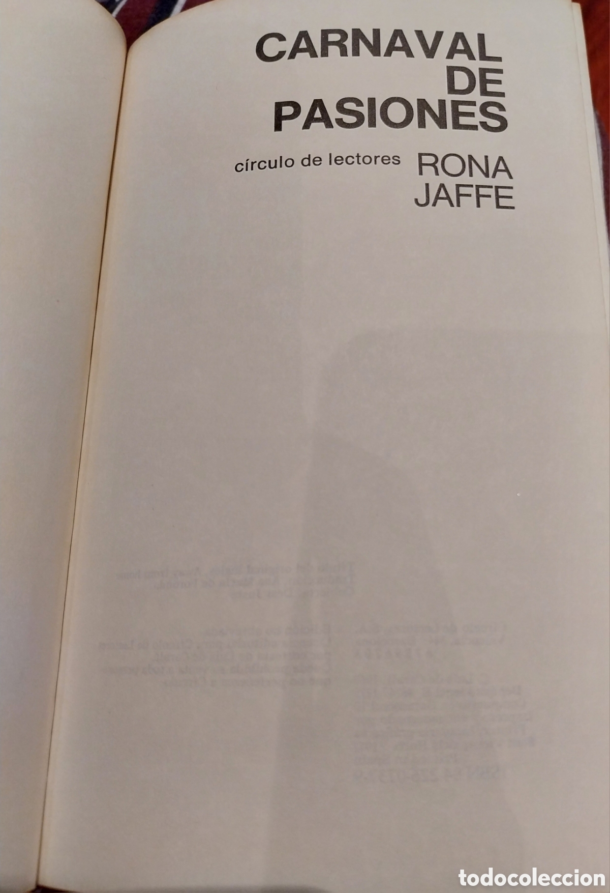 Libros de segunda mano: Novela &rdquo;Carnaval de Pasiones&rdquo; - Foto 3