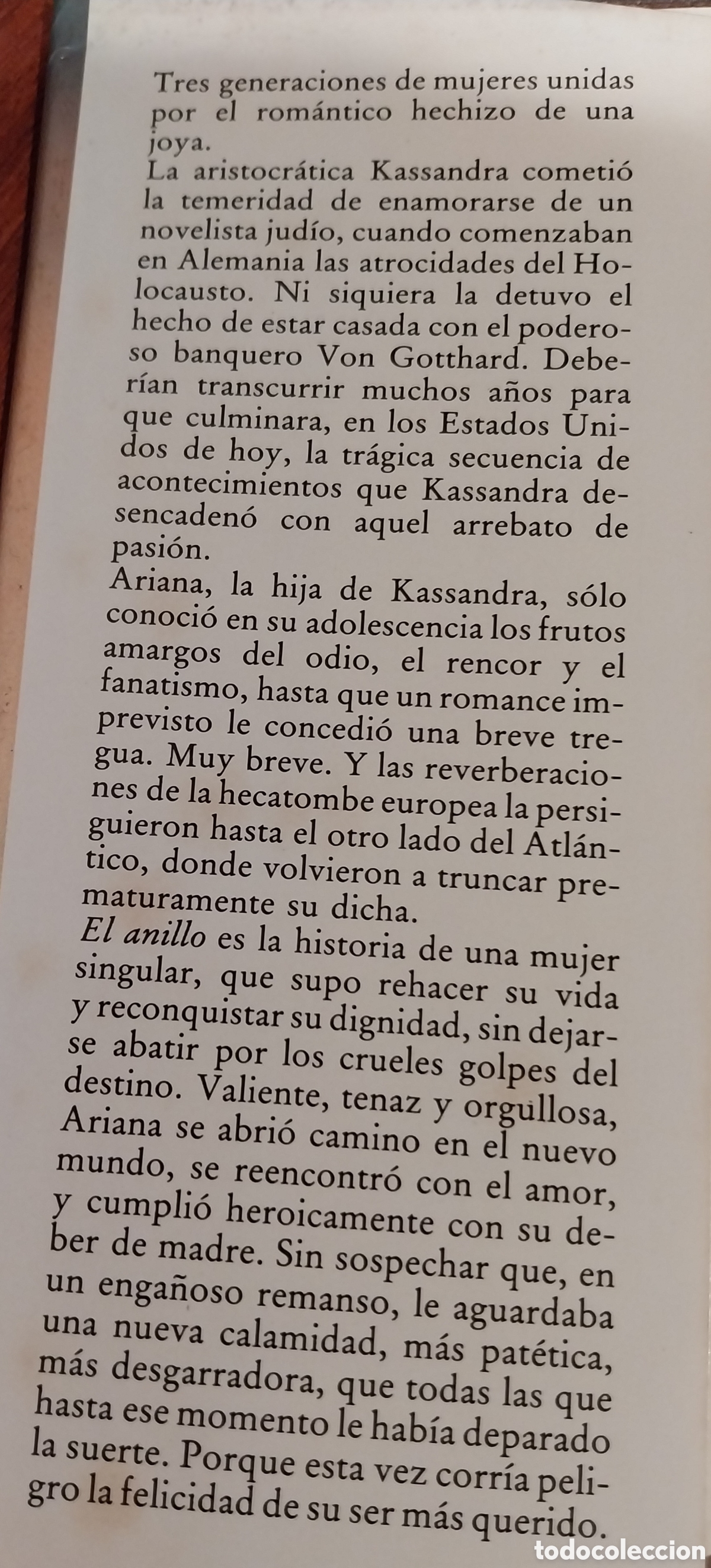 Libros de segunda mano: Novela &rdquo;El Anillo&rdquo; Danielle Steel - Foto 3