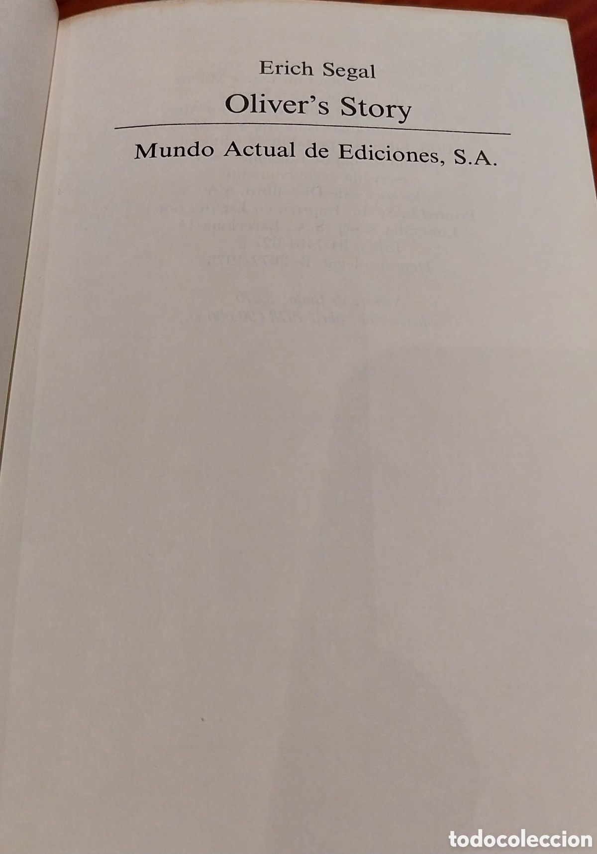 Libros de segunda mano: Novela &rdquo;Olivers Story&rdquo; - Foto 3