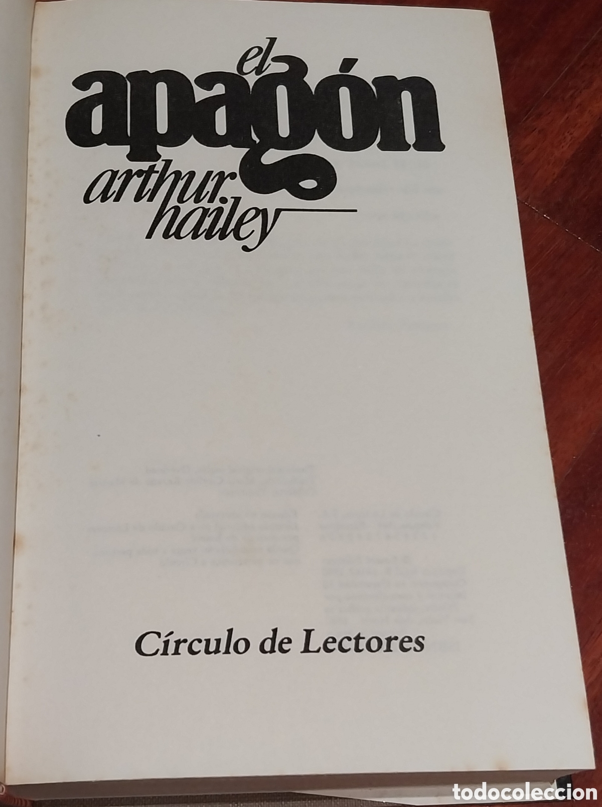 Libros de segunda mano: Novela &rdquo;El apag&oacute;n&rdquo; Arthur Hailey - Foto 3