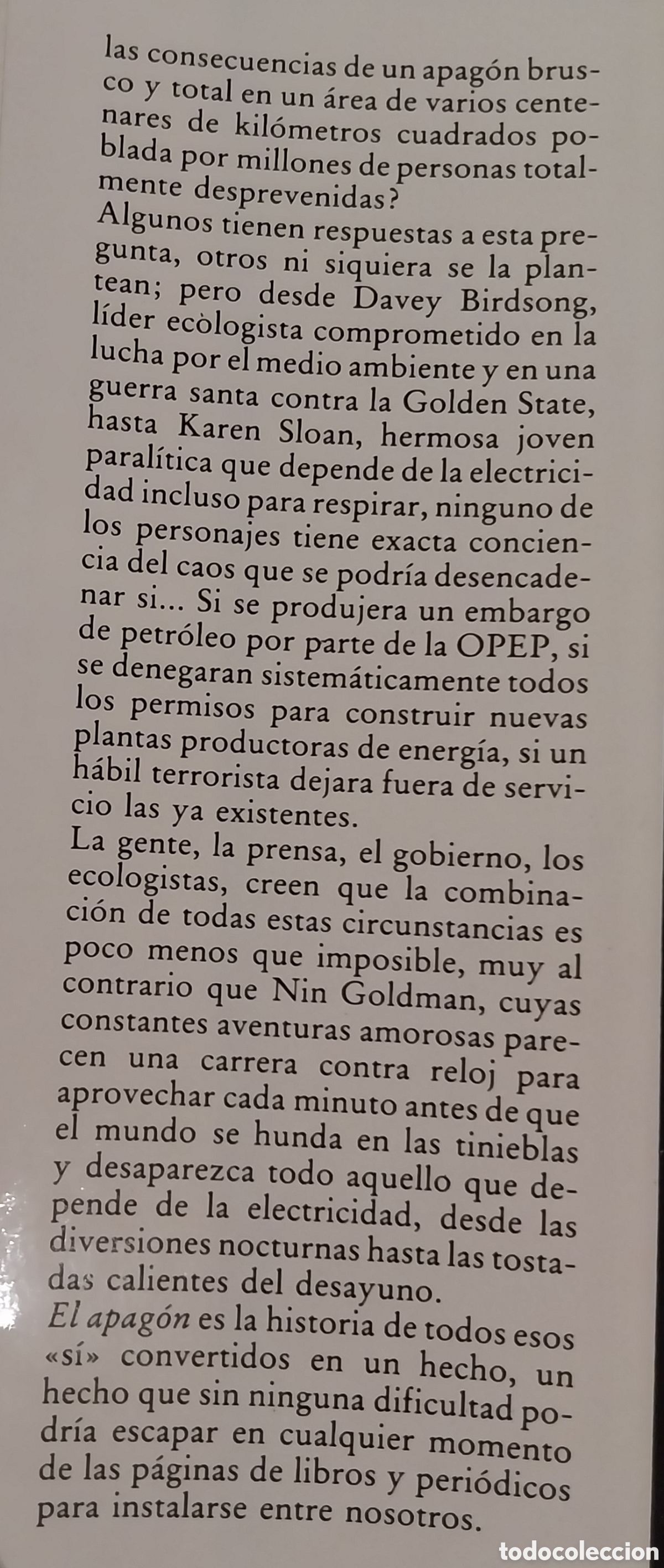 Libros de segunda mano: Novela &rdquo;El apag&oacute;n&rdquo; Arthur Hailey - Foto 6