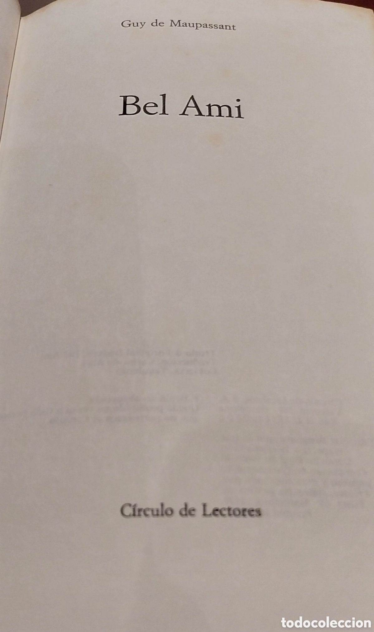 Libros de segunda mano: Novela &rdquo;Bel Ami&rdquo; Guy de Maupassant - Foto 3