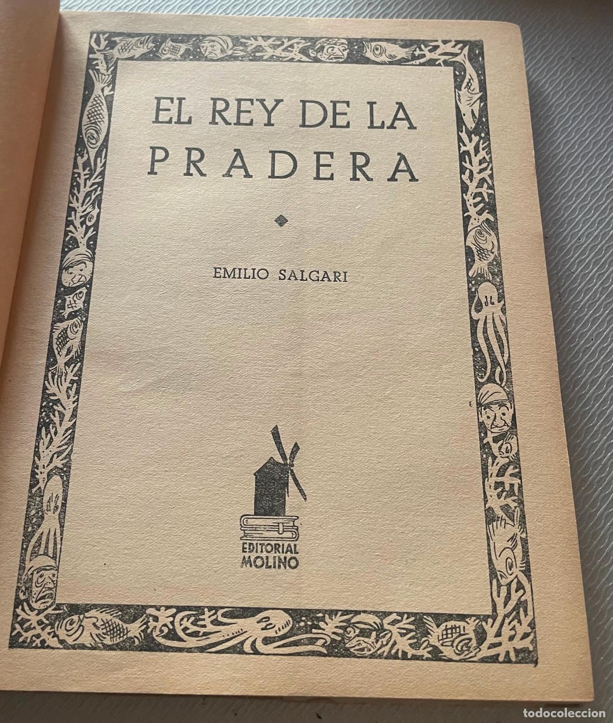 Libros de segunda mano: EL REY DE LA PRADERA, Salgari, Ediciones Molino - Foto 2