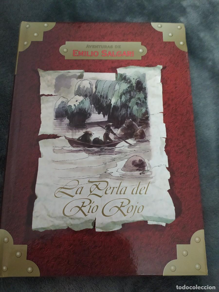 Libros de segunda mano: La perla del R&iacute;o Rojo - Emilio Salgari - Foto 1