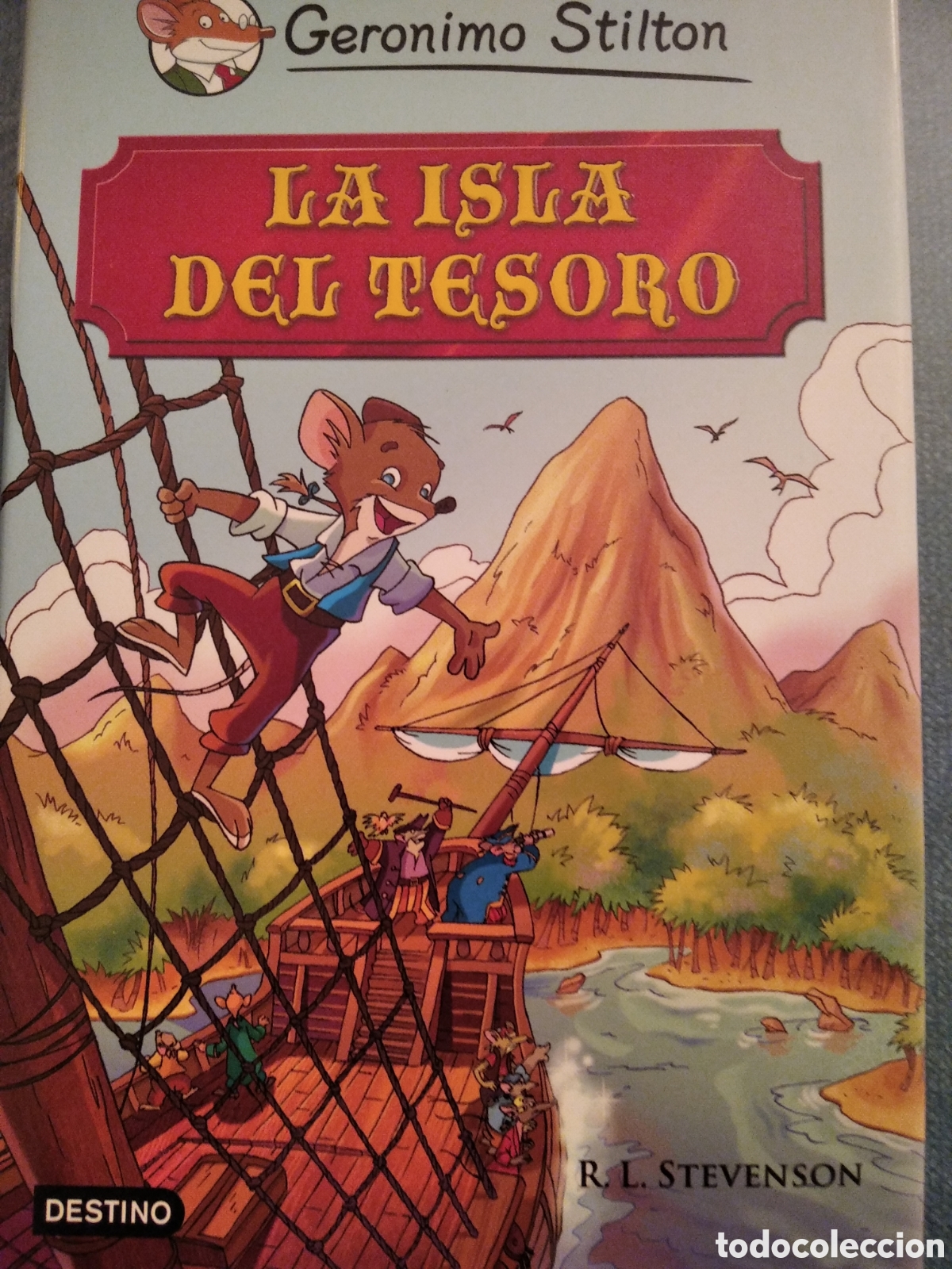 Libros de segunda mano: Ger&oacute;nimo Stilton. La isla del Tesoro. - Foto 2