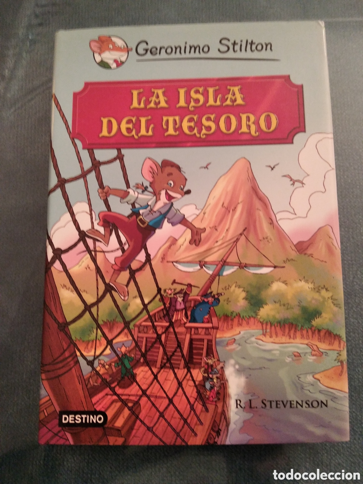 Libros de segunda mano: Ger&oacute;nimo Stilton. La isla del Tesoro. - Foto 1