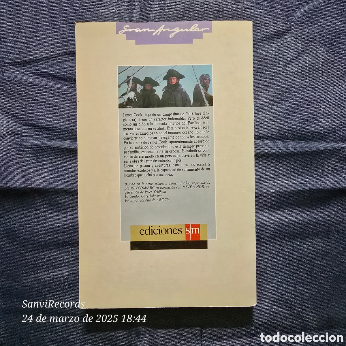 Libros de segunda mano: EL CAPIT&Aacute;N JAMES COOK (JOHN HOOKER) (SM, GRAN ANGULAR) - Foto 2