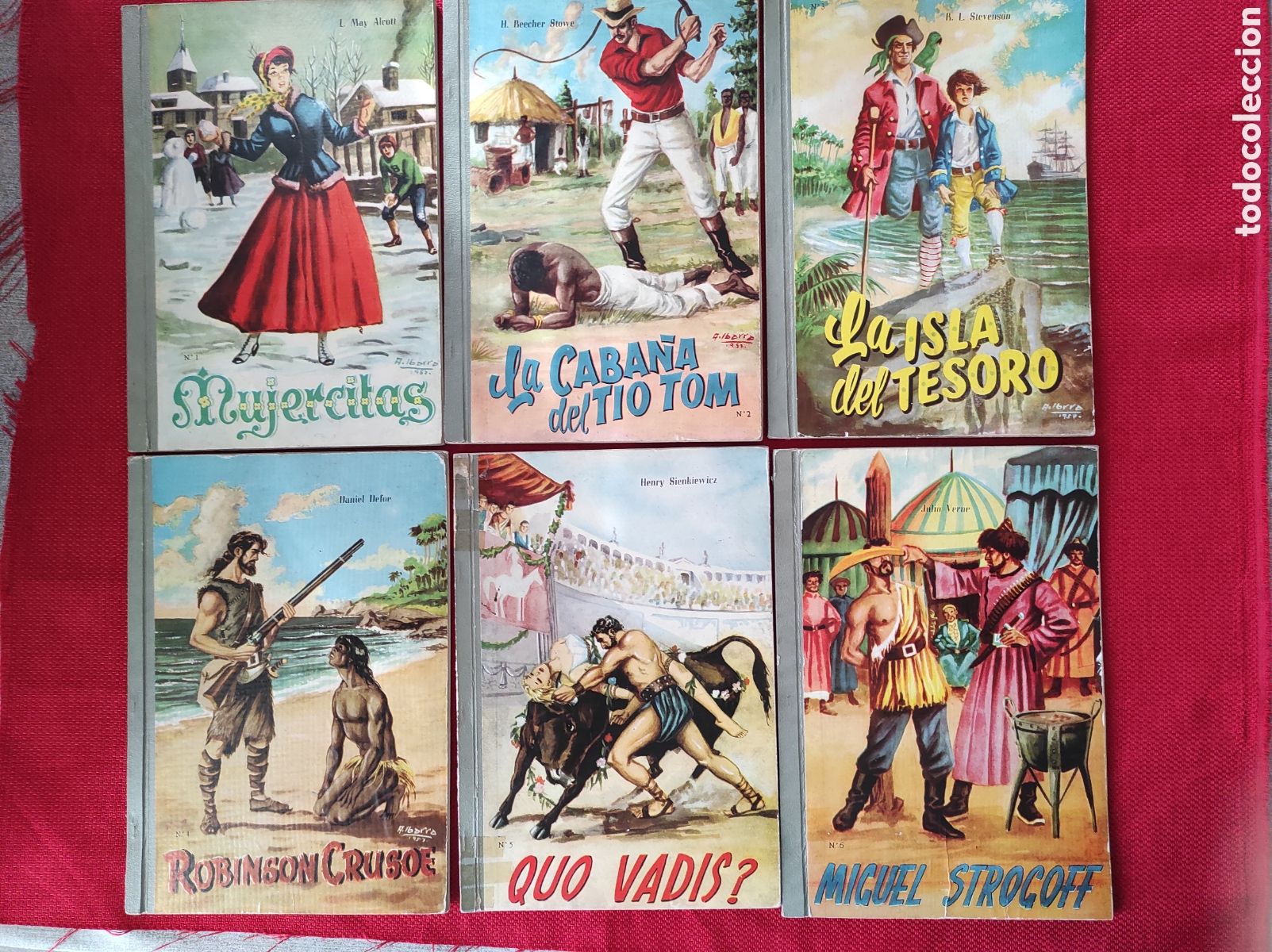 Gebrauchte B&uuml;cher: Lote seis t&iacute;tulos Colecci&oacute;n FELICIDAD INFANTIL n&uacute;meros del 1 al 6