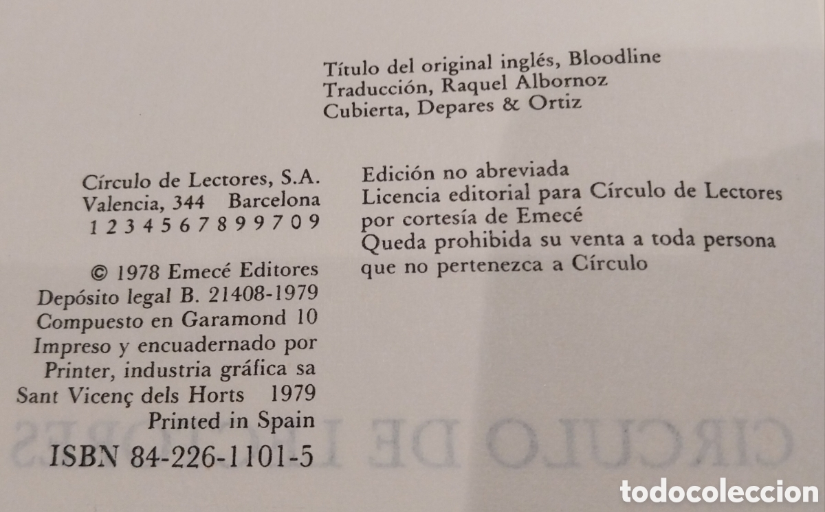 Libros de segunda mano: Novela &rdquo;Lazos de Sangre&rdquo; - Foto 4