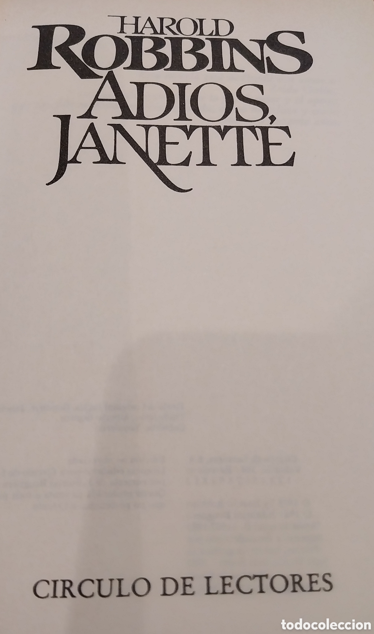 Libros de segunda mano: Novela &rdquo;Adi&oacute;s, Janette&rdquo; - Foto 3