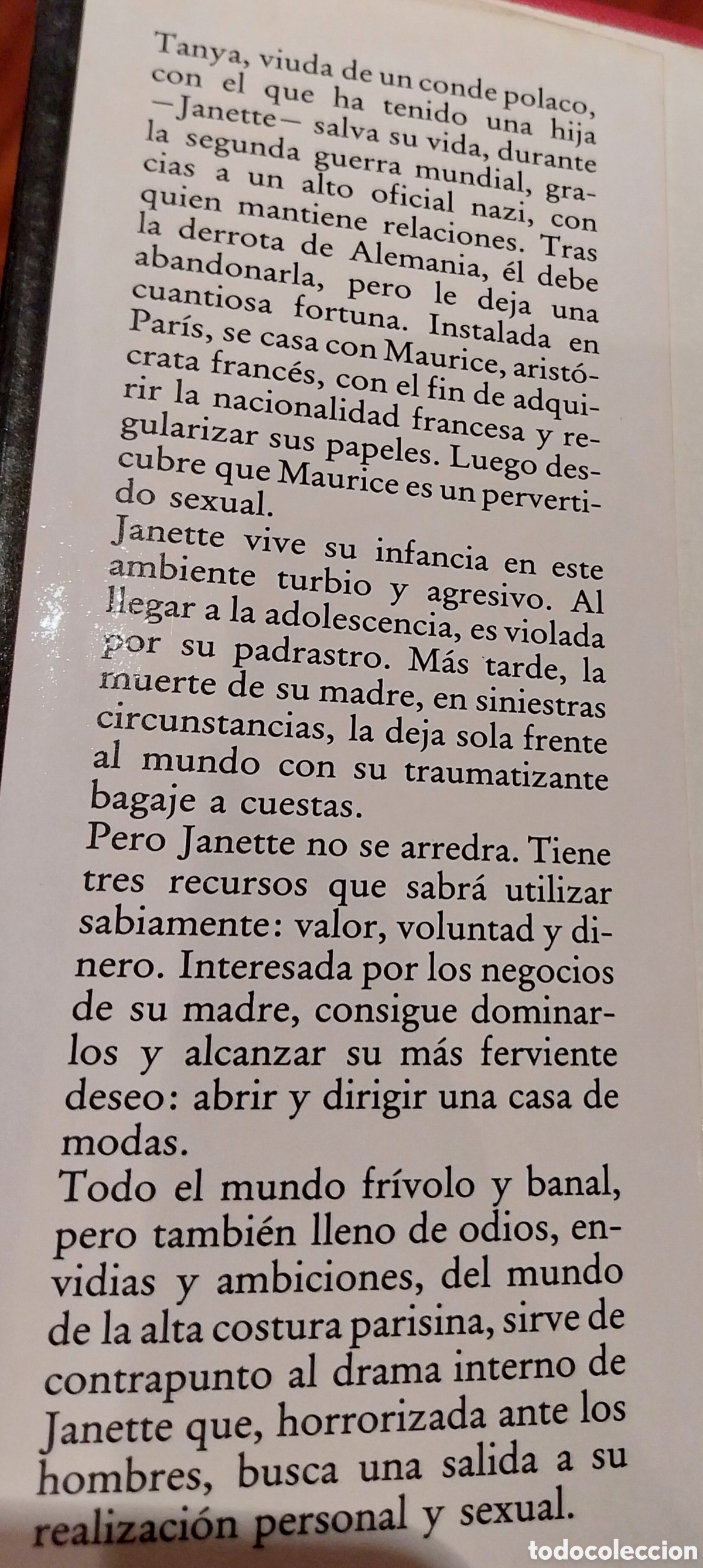 Libros de segunda mano: Novela &rdquo;Adi&oacute;s, Janette&rdquo; - Foto 4