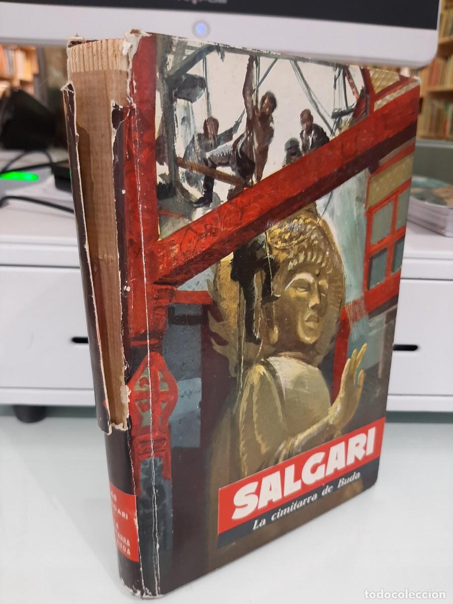 Libros de segunda mano: Emilio Salgari. La cimitarra de Buda - Foto 1