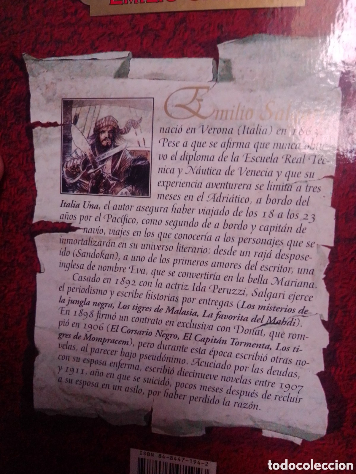 Libros de segunda mano: Sandokan Emilio Salgari - Foto 2